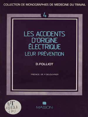 cover image of Les Accidents d'origine électrique